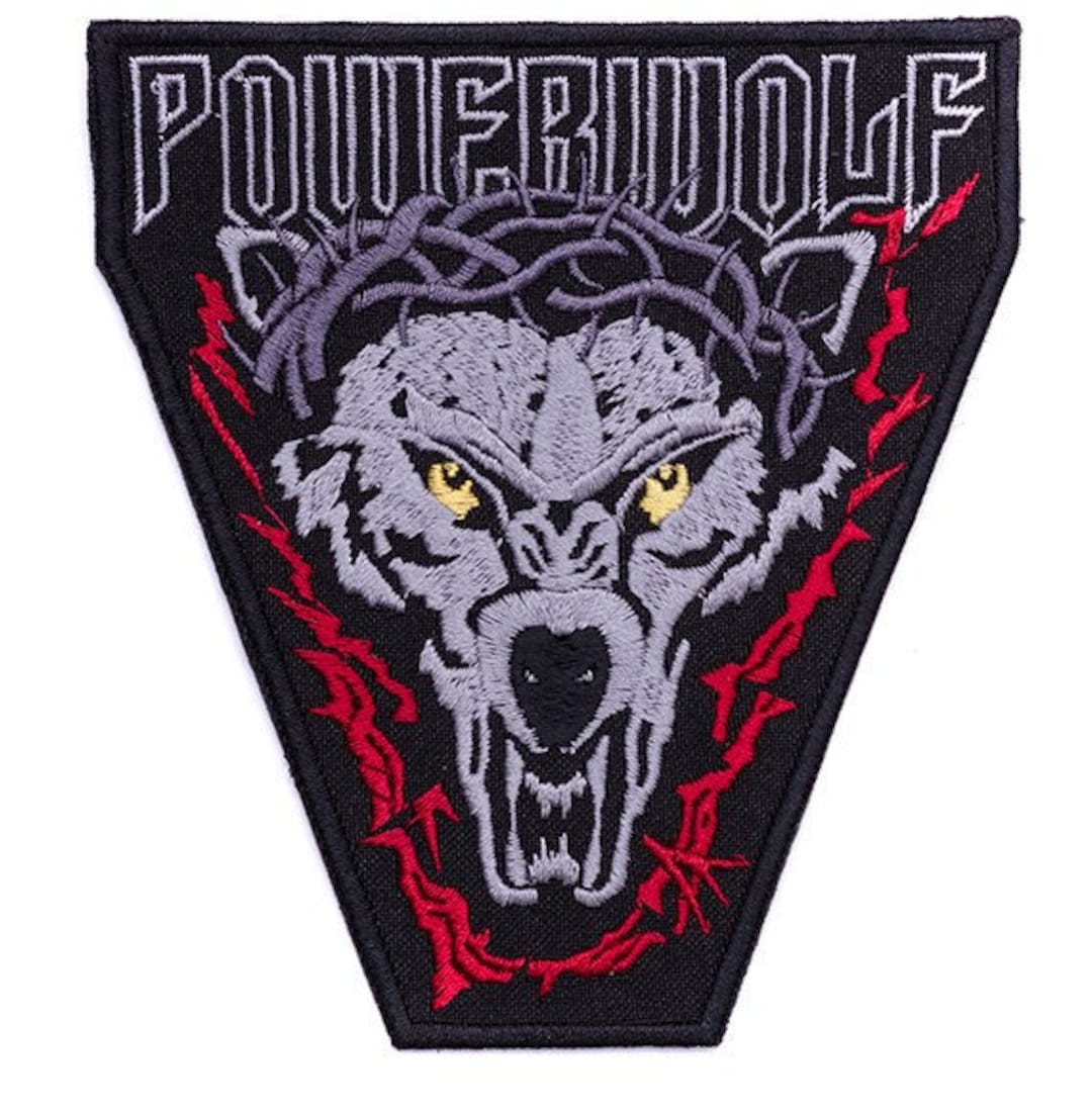 Powerwolf Embroidered Sewon Patch German Power Heavy Metal Music Band