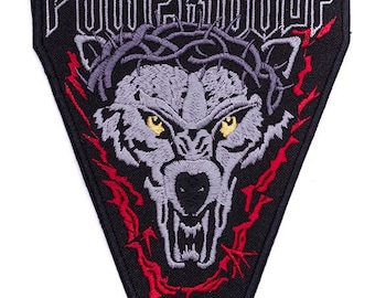 Powerwolf Embroidered Sew-on Patch | German Power Heavy Metal Music Band Logo