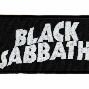 Black Sabbath Embroidered Sew-on Patch | English Heavy Metal Music Band Logo