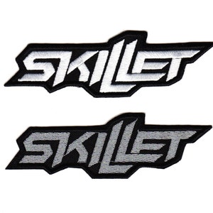 Skillet Embroidered Sew-on Patch | American Christian Hard Alternative Rock Nu Metal Music Band Logo