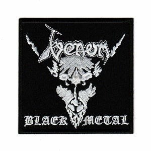 Venom Black Metal Embroidered Sew-on Patch | English Heavy Thrash Speed Metal Music Band Logo