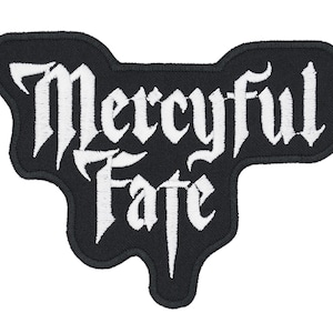 Mercyful Fate Embroidered Sew-on Patch | Danish Heavy Black Gothic Metal Music Band Logo