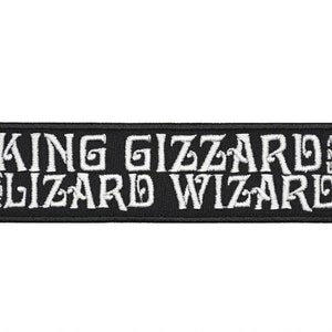 King Gizzard & The Lizard Wizard Embroidered Sew-on Patch | Australian Rock Heavy Metal Music Band Logo