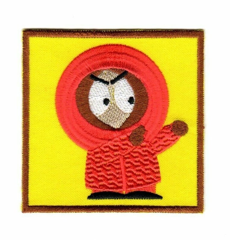 Kenny McCormick South Park Patch Cartoon Embroidered Iron-on