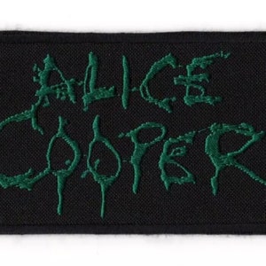 Alice Cooper Embroidered Sew-on Patch | American Shock Hard Glam Rock Heavy Metal Music Band Logo