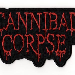 Cannibal Corpse Embroidered Sew-on Patch | American Death Metal Music Band Logo