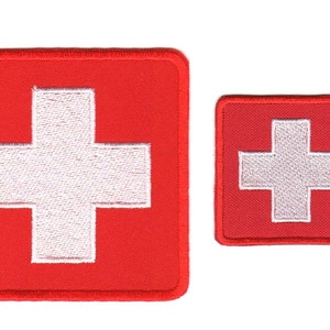 American Red Cross ARC Vintage Sew-on Embroidered Clothing Patches