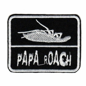 Papa Roach Gestickter Aufnäher | Alternative Rap Nu Metal Hard Alternative Rockmusik Band Logo
