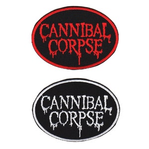 Cannibal Corpse Embroidered Sew-on Patch | American Death Metal Music Band Logo