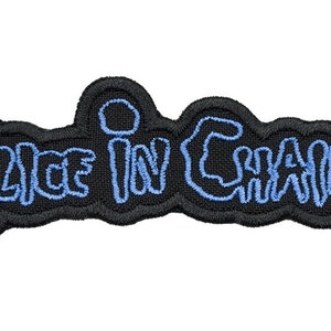 Naszywka haftowana Alice In Chains | Logo amerykańskiego zespołu grającego alternatywny grunge i heavy metal