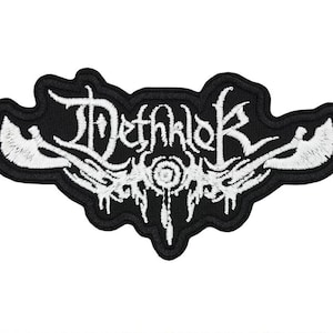 Dethklok Embroidered Sew-on Patch | Metalocalypse Melodic Death Metal Music Band Logo