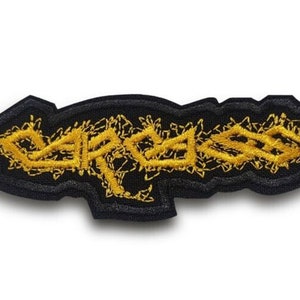 Carcass Emrboidered Sew-on Patch | English Melodic Death Metal Grindcore Goregrind Music Band Logo