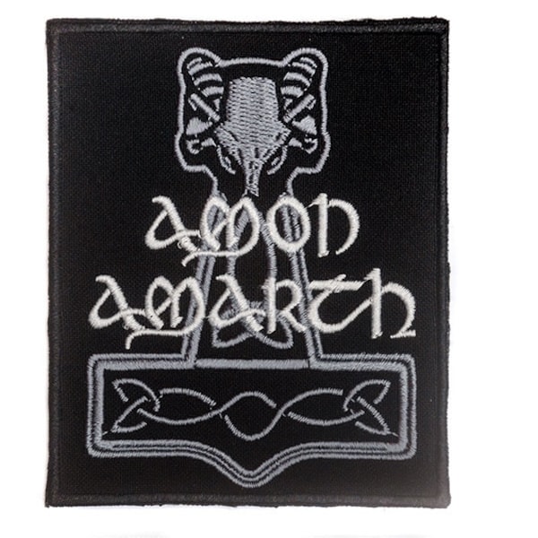 Amon Amarth Aufnäher zum aufnähen Abschaum schwedisches Melodic Death Metal Viking Metall Musik Band Logo