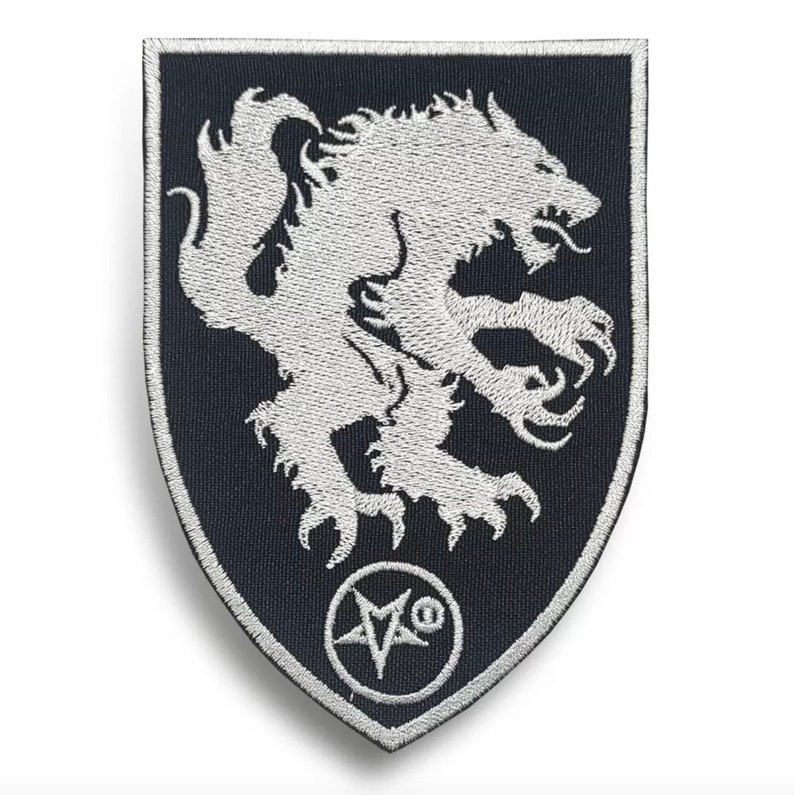 Satanic Warmaster Embroidered Sewon Patch Werewolf Finnish Black Metal