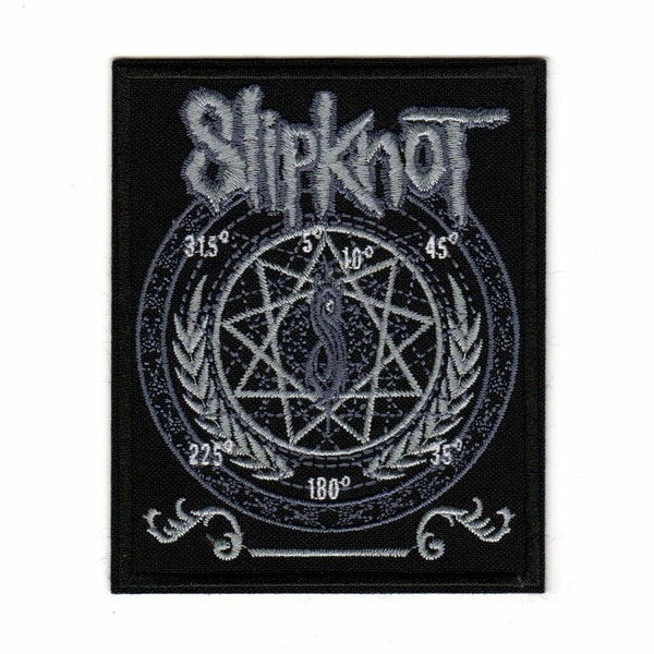 Slipknot Embroidered Sew-on Patch | Pentagram American Heavy Nu Alternative Groove Metal Music Band Logo