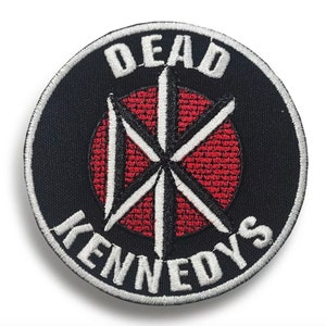 Dead Kennedys Embroidered Sew-on Patch | DK American Punk Rock Hardcore Punk Music Band Logo