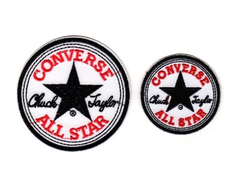 Écusson brodé à coudre All Star Chuck Taylor Converse | American Shoe Sneaker Skate Badge Logo