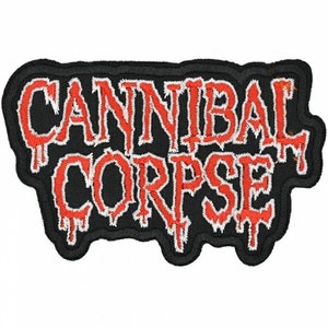 Cannibal Corpse Embroidered Sew-on Patch | American Death Metal Music Band Logo
