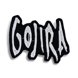 Gojira Embroidered Sew-on Patch | French Heavy Technical Death Progressive Groove Post Metal Music Band Logo