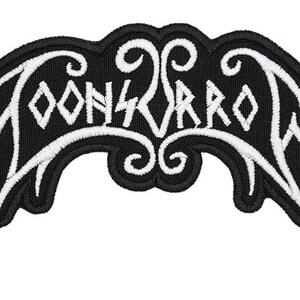 Moonsorrow Embroidered Sew-on Patch | Finnish Folk Pagan Black Progressive Metal Music Band Logo