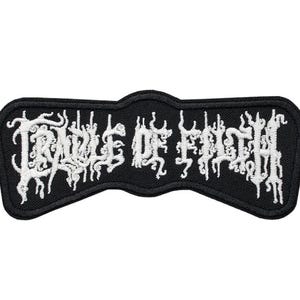 Cradle Of Filth Embroidered Sew-on Patch | English Extreme Metal Music Band Logo