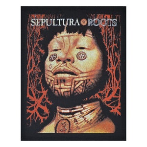 Sepultura Roots Printed Sew-on Patch | Brazilian Thrash Heavy Death Metal Music Band Logo
