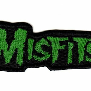 Misfits Embroidered Sew-on Patch | American Horror Hardcore Punk Rock Heavy Metal Music Band Logo