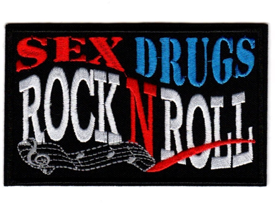 Aufnäher Für Kleidung Rock Aufnäher Rockmusik Bestickt – „Seine Höllische Majestät", Zum Nähen Oder Aufbügeln Bügelbilder Für Textilien Kinder