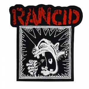Rancid Embroidered Sew-on Patch | American Ska Street Punk Rock Music Music Band Logo