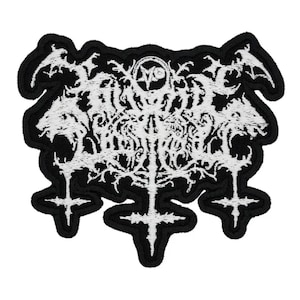 Satanic Warmaster Embroidered Sew-on Patch | Finnish Black Metal Band Logo