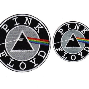 Pink Floyd Embroidered Sew-on Patch | Dark Side Of The Moon English Progressive Art Rock Music Band Logo