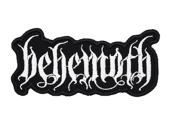 Behemoth Embroidered Sew-on Patch | Polish Blackened Death Black Death Metal Music Band Logo