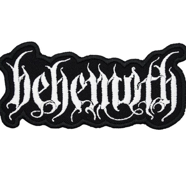 Behemoth Embroidered Sew-on Patch | Polish Blackened Death Black Death Metal Music Band Logo