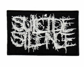Suicide Silence Embroidered Sew-on Patch | American Deathcore Music Band Logo