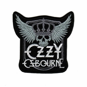 Ozzy Osbourne Embroidered Sew-on Patch | Skull English Heavy Glam Metal Black Sabbath Music Band Logo