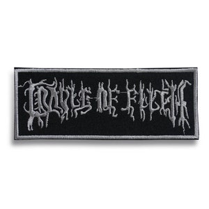 Cradle Of Filth Embroidered Sew-on Patch | English Extreme Metal Music Band Logo