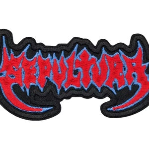 Sepultura Embroidered Sew-on Patch | Brazilian Groove Thrash Death Alternative Metal Band Old Music Logo