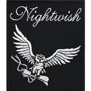 Nightwish Oceanborn Embroidered Sew-on Patch | Finnish Symphonic Power Folk Gothic Metal Music Band Logo