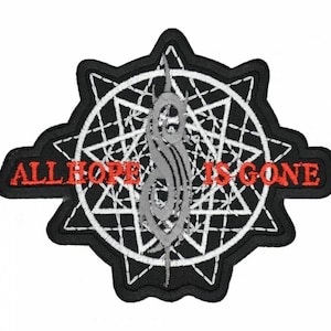Slipknot S All Hope Is Gone Embroidered Sew-on Patch | American Heavy Alternative Metal Music Band Logo