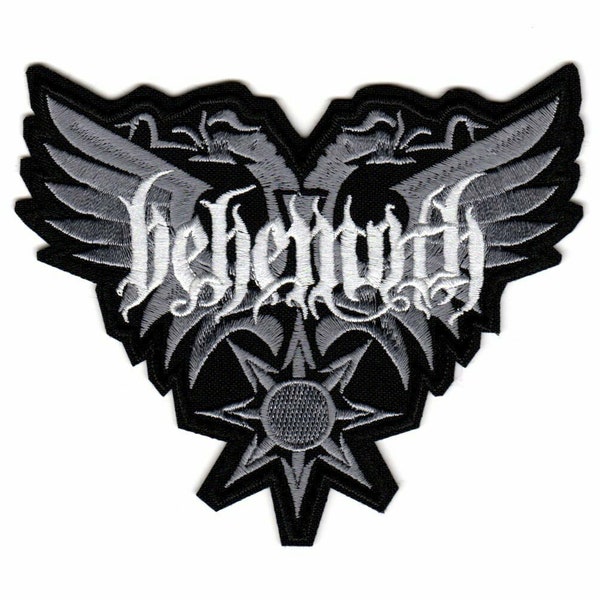 Behemoth Embroidered Sew-on Patch | Eagles Polish Blackened Death Black Death Metal Music Band Logo