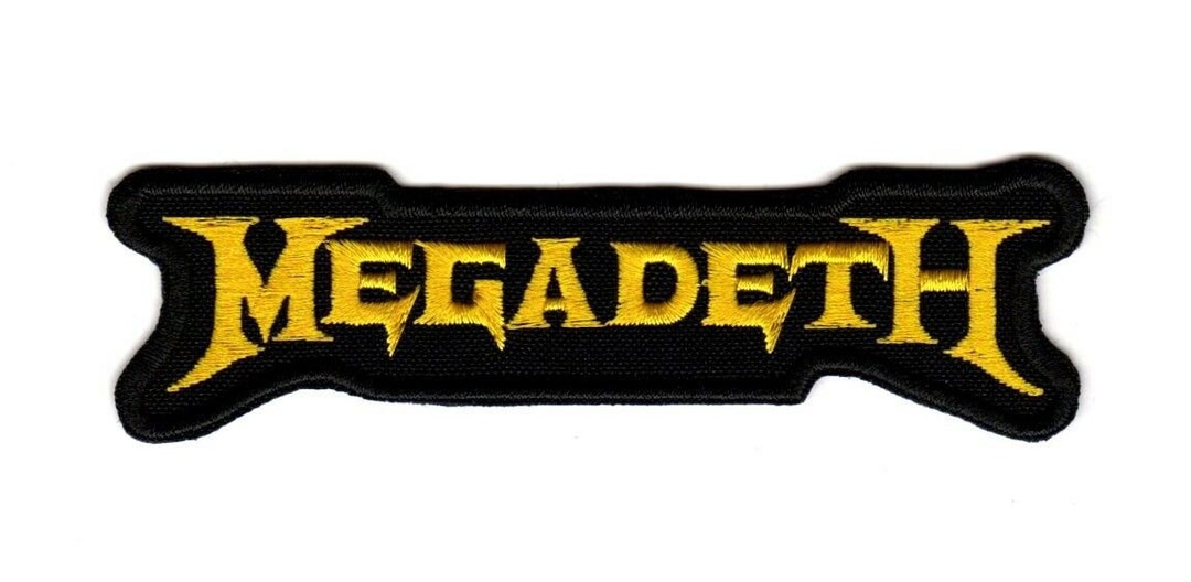 Patches Heavy Metal Megadeth Gestickter Aufnäher | Amerikanisches Thrash Metal Musik Band Logo - Schweiz Patch Metal