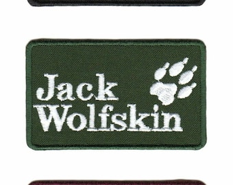 Jack Wolfskin Embroidered Sew-on Patch | German Bear Paw Nature Outdoor Wear Hiking Camping Logo