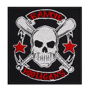 Rancid Embroidered Sew-on Patch | American Punk Rock Ska Street Pop Punk Music Band Logo