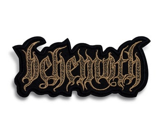 Behemoth Embroidered Sew-on Patch | Polish Blackened Death Black Death Metal Music Band Logo