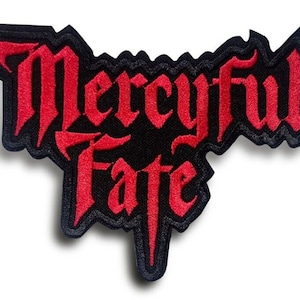 Mercyful Fate Embroidered Sew-on Patch | Danish Heavy Black Metal Hard Rock Music Band Logo