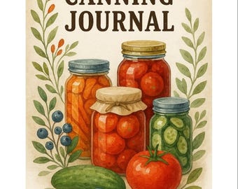 Electronic Canning Journal & Recipe Tracker