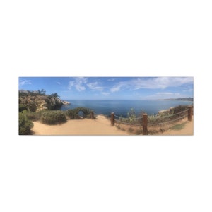 Scenic View of La Jolla Cove, La Jolla California, Panoramic View of La Jolla Cove, Pacific Ocean, Photography Art La Jolla Cove, La Jolla