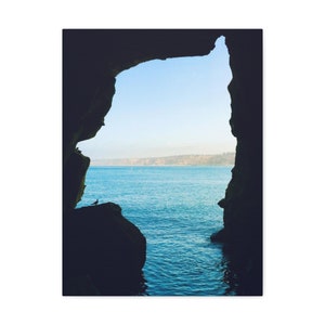 Cave at La Jolla Cove Wall Art, View from Cave at La Jolla Cove Wall Decor, La Jolla California, Beach Cave Wall Art, Beach Wall Art