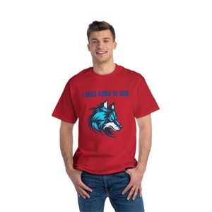 Wolf Graphic Short-Sleeve T-Shirt, Wolf Head TShirt, Wolf Print T-shirt, Wild Animal Gift Print, Graphic T Shirt, Animal Graphic T Shirt image 3