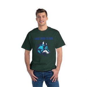 Wolf Graphic Short-Sleeve T-Shirt, Wolf Head TShirt, Wolf Print T-shirt, Wild Animal Gift Print, Graphic T Shirt, Animal Graphic T Shirt image 2